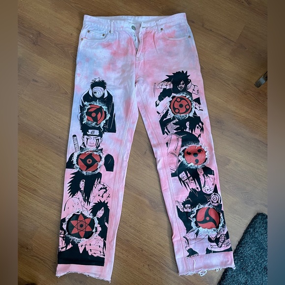 Naruto Sharingan Pants (made by Shop-Void) - Picture 1 of 4